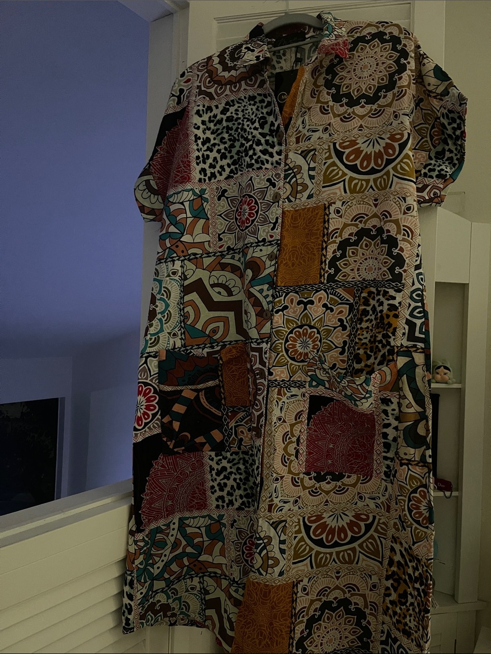 Mond L. Multicolor Printed Button-Up Dress